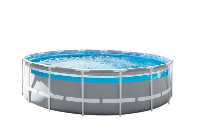 Piscine tubulaire ronde Intex Clear Window Ø4.88 x H 1.22 m + épurateur