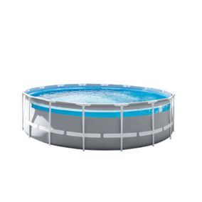 Piscine tubulaire ronde Intex Clear Window ø4,88 x h.1,22 m + épurateur