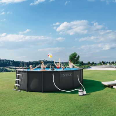 Piscine tubulaire ronde Intex Ultra xtr Ø4.88 x H 1.22 m avec pompe