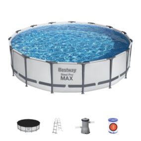 Piscine tubulaire Steel Pro Max ronde 4,57 x 1,07 m - Bestway