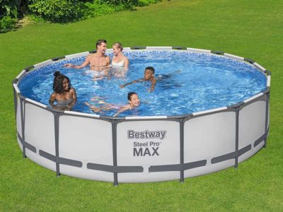 Piscine tubulaire Steel Pro Max ronde 4,57 x 1,07 m - Bestway