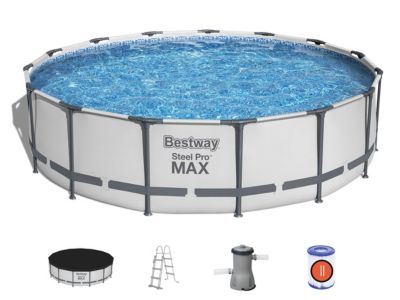 Piscine tubulaire Steel Pro Max ronde 4,57 x 1,07 m - Bestway