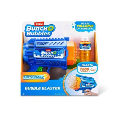 Pistolet a bulles - ZURU - Bubble Blaster Medium - 125 ml inclus - 7000 bulles/min - Plateau fourni