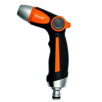 Pistolet d'arrosage ajustable RURIS 1071 avec connecteurs pour tuyau de jardin, multijet reglable, prise en main ergonomique