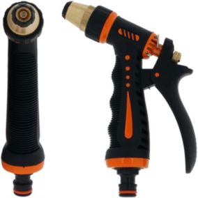 Pistolet d'arrosage à jet droit en métal HUGGY TUYAUX