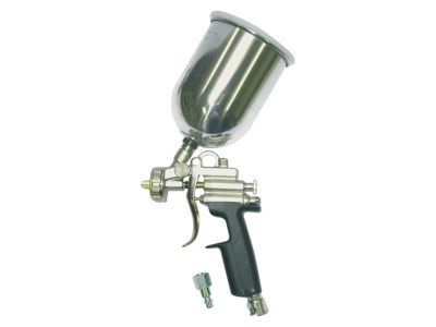 Pistolet de peinture Mecafer OM1 gris et noir 1L