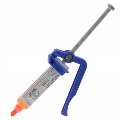 Pistolet Doseur Flux TE-053 - Précision 0,75 mm, 3 Aiguilles Incluses, Compatible Seringue 10g/10cc