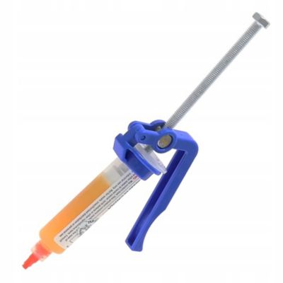 Pistolet Doseur Flux TE-053 - Précision 0,75 mm, 3 Aiguilles Incluses, Compatible Seringue 10g/10cc