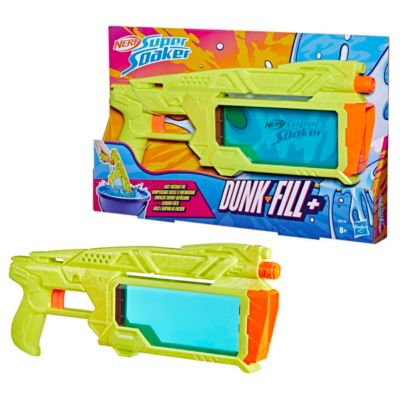 Pistolet à eau NERF Super Soaker Dunk-Fill Plus 358 ml bleu translucide