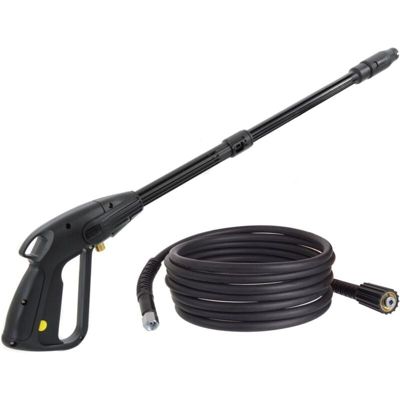 Pistolet Nettoyeur Haute Pression  - M22x1,5 - Broche 14 mm - Avec Tuyau Haute Pression Longueur du Tuyau 5 m