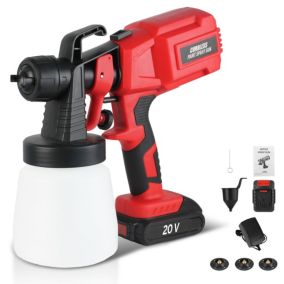 Pistolet à Peinture FISHTEC Sans Fil Rechargeable