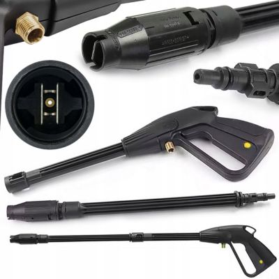 Pistolet à Pression M14 avec Lance 40 cm - Plastique Résistant, Compatible avec Kärcher K2-K7, Bosch, Lavor