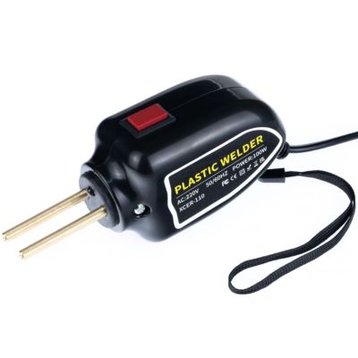 Pistolet à Souder Le Plastique 80W – Professionnel, Avec Accessoires Et LED Intégré – Powzoo