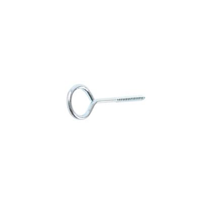 Piton à vis en acier zingué 40x17 mm - 4 pièces