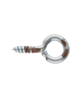 Piton Bois 2.5X10 Oeil 6 Acier zingué ROUILLES - 10 pièces