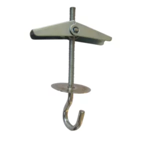 Piton de suspension à ressort acier Tibelec L.6,6 x l.4 cm