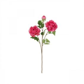 Pivoine artificielle en tige rose 70cm lot de 4