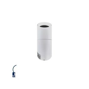 Plaflonnier Blanc et Rond 60mm 1xGU10 Max 35W