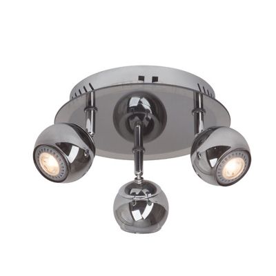 Plafonnier 3 spots LED Bonnie en métal 5W