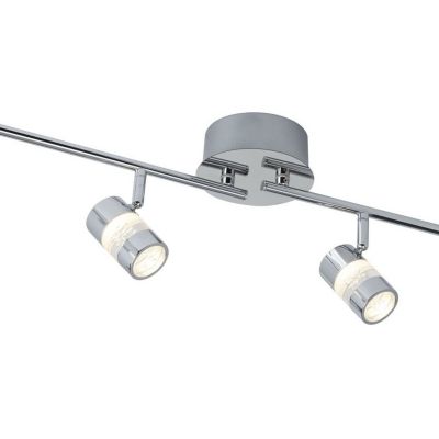 Plafonnier, 4 lumieres, metal alu, chrome