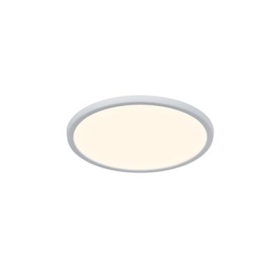 Plafonnier à LED blanc neutre 1700lm 14.5W IP44 ⌀30cm blanc GoodHome Thornaby