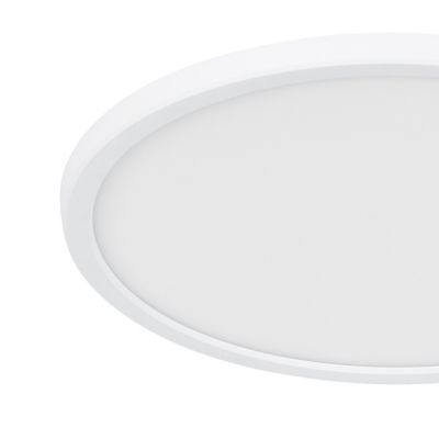 Plafonnier à LED blanc neutre 1700lm 14.5W IP44 ⌀30cm blanc GoodHome Thornaby