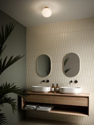Plafonnier ALTON 27,5 Verrerie Laiton, H.24 - IP20 - E27 /Nordlux Intérieur
