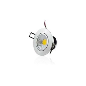 Plafonnier Aluminium Encastrable LED 5W COB - Eclairage 40W Blanc Froid 6000K