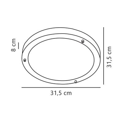 Plafonnier ANCONA Maxi Verrerie Acier Brossé, H.8.4 - IP44 - E27 /Nordlux Intérieur