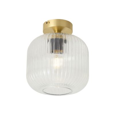 Plafonnier Art déco en laiton - Karel