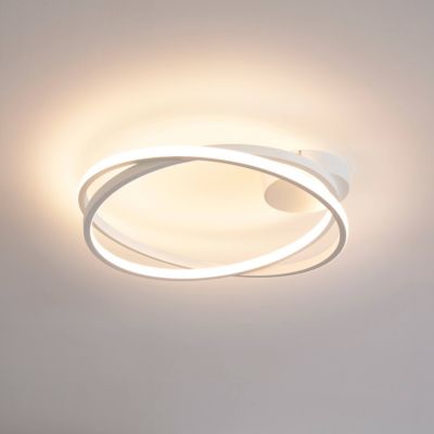 Plafonnier blanc design LED dimmable 50 cm - Unity