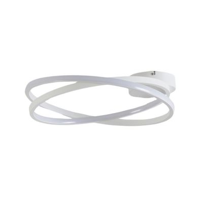 Plafonnier blanc design LED dimmable 50 cm - Unity
