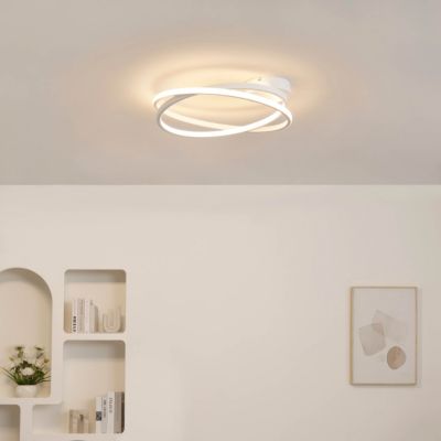 Plafonnier blanc design LED dimmable 50 cm - Unity