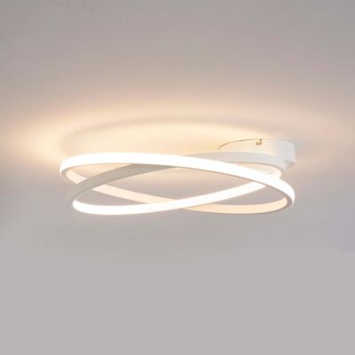 Plafonnier blanc design LED dimmable 50 cm - Unity