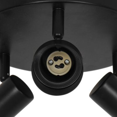 Plafonnier Boston 3-rondel Métal Noir, H.13,5  IP20  GU10 /Nordlux  Intérieur
