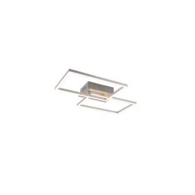 Plafonnier carré en acier dimmable en 3 étapes - PLAZAS NOVO