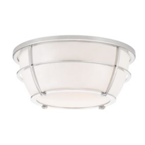 Plafonnier Chance 2 lumières Abat-Jour En Verre