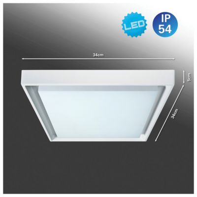 Plafonnier d'extérieur LED IP54 'Mio' s:34cm