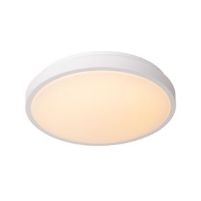 Plafonnier DASHER en acrylique avec LED intégré - Blanc - Lucide