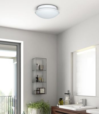 Plafonnier de salle de bain Dolly E27 IP44 6W blanc