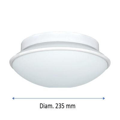 Plafonnier de salle de bain Dolly E27 IP44 6W blanc