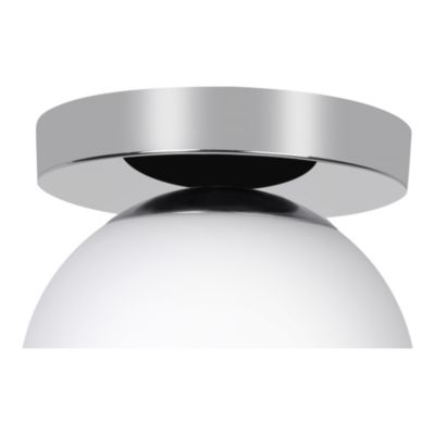 Plafonnier de salle de bain E14 40W IP44 Ø16cm GoodHome argent