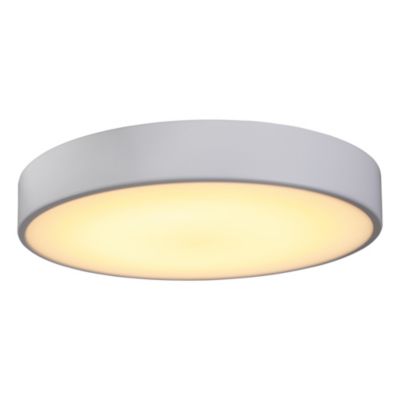 Plafonnier de salle de bain Wapta LED intégrée blanc 1200lm 12W IP44 Ø28,3cm blanc froid & blanc chaud GoodHome