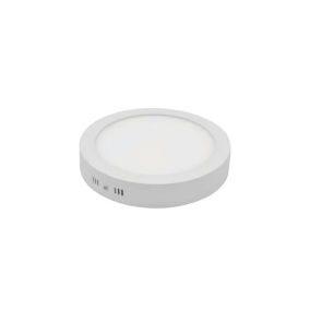 Plafonnier de surface LED 12W rond 172mm - Blanc Chaud 2800K