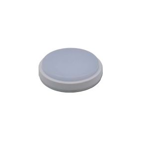 Plafonnier de surface LED 24W étanche IP65 rond 240mm - Blanc Chaud 2800K