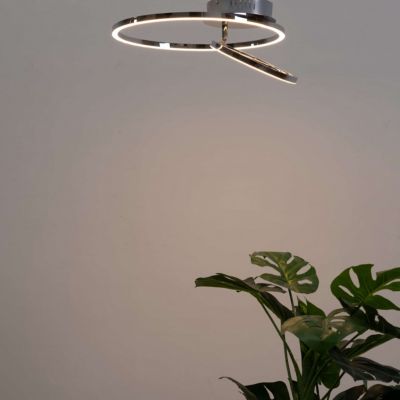 Plafonnier design LED double cercle - Paciano