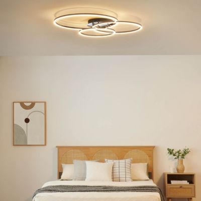 Plafonnier design LED triple cercle - Paciano