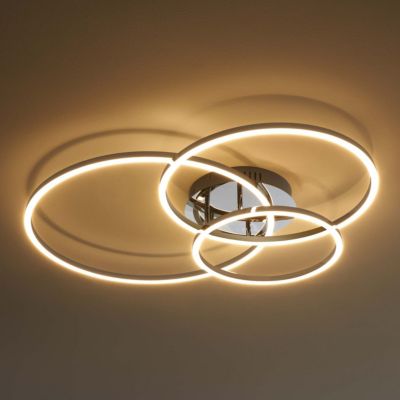 Plafonnier design LED triple cercle - Paciano