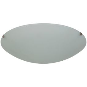 Plafonnier E27 42W blanc mat H.9 x Ø25 cm