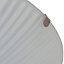 Plafonnier E27 42W GoodHome Dius mat blanc H.9 x Ø30 cm